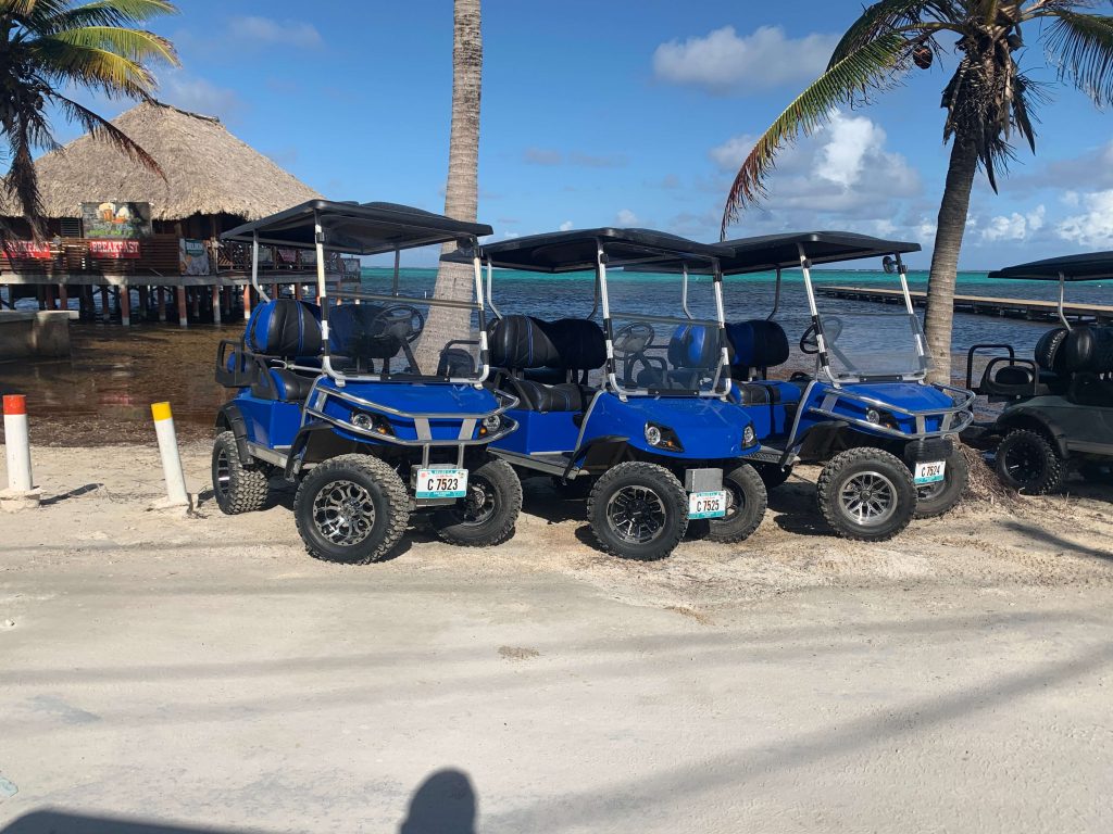 Reliable Golf Cart Rental Ambergris Caye Belize with Free Delivery